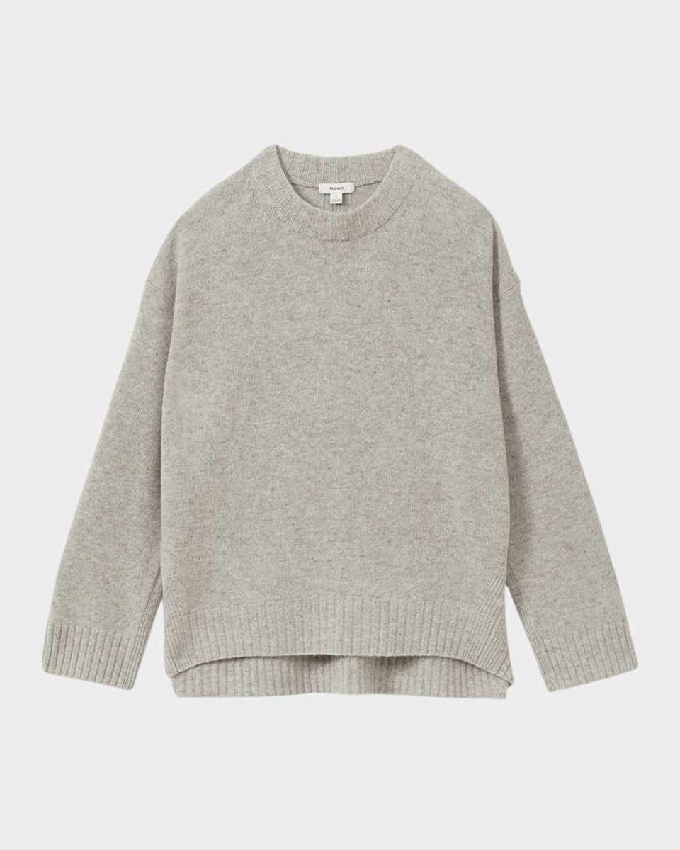 Elena Crewneck Wool-Blend Sweat